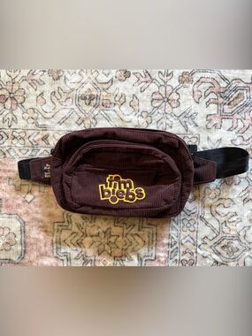 Tim Hortons x Justin Bieber Tim Biebs Corduroy Waist Bag with Yellow Logo